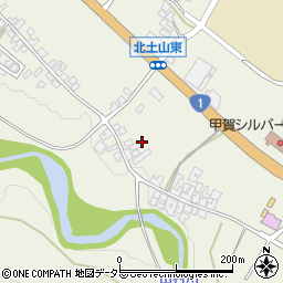 滋賀県甲賀市土山町北土山545周辺の地図