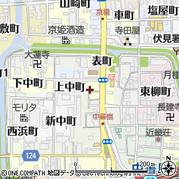 京都府京都市伏見区表町581周辺の地図