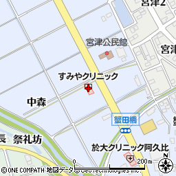愛知県知多郡阿久比町宮津宮天神24周辺の地図