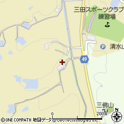 兵庫県三田市尼寺364周辺の地図