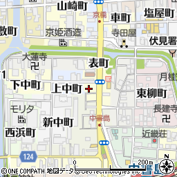 京都府京都市伏見区表町580周辺の地図