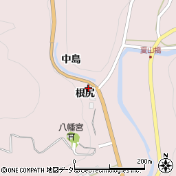 愛知県岡崎市夏山町根尻24-2周辺の地図