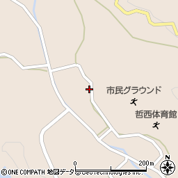 岡山県新見市哲西町矢田3819周辺の地図