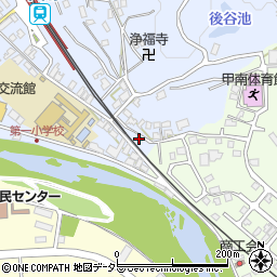 滋賀県甲賀市甲南町深川1696周辺の地図