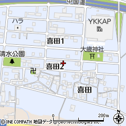 兵庫県加東市喜田2丁目9周辺の地図