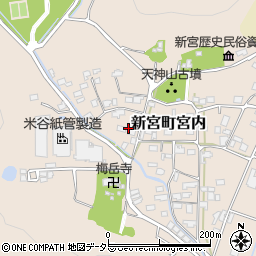 兵庫県たつの市新宮町宮内周辺の地図
