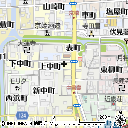 京都府京都市伏見区表町579-2周辺の地図