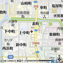 京都府京都市伏見区表町579周辺の地図