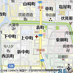 京都府京都市伏見区表町579-3周辺の地図