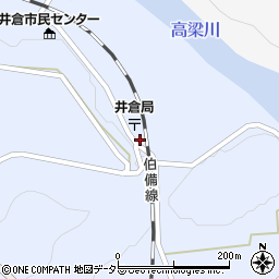 岡山県新見市井倉556周辺の地図