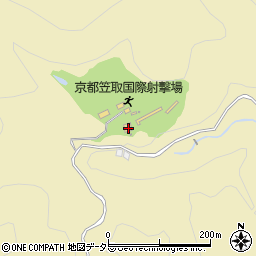 京都府宇治市西笠取引坂1周辺の地図