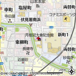 月桂冠大倉記念館周辺の地図