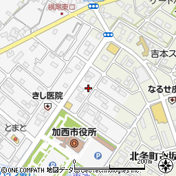 兵庫県加西市北条町横尾1042周辺の地図