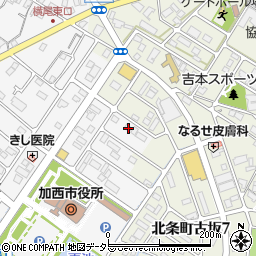 兵庫県加西市北条町横尾1032周辺の地図