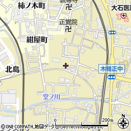 京都府宇治市木幡正中12周辺の地図