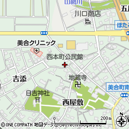西本町公民館周辺の地図
