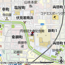京都府京都市伏見区本材木町周辺の地図