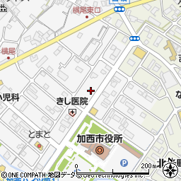 兵庫県加西市北条町横尾1079周辺の地図