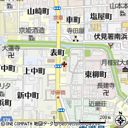 京都府京都市伏見区表町589周辺の地図