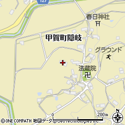滋賀県甲賀市甲賀町隠岐1137周辺の地図
