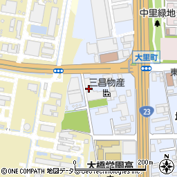 三昌物産株式会社　畜産部周辺の地図