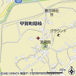 滋賀県甲賀市甲賀町隠岐1128周辺の地図