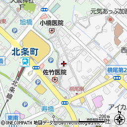 兵庫県加西市北条町横尾329周辺の地図