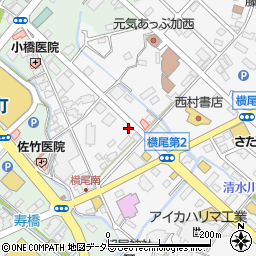 兵庫県加西市北条町横尾307周辺の地図