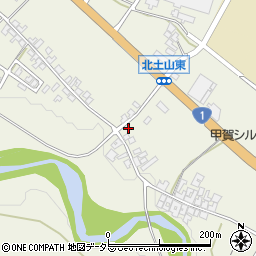 滋賀県甲賀市土山町北土山542周辺の地図