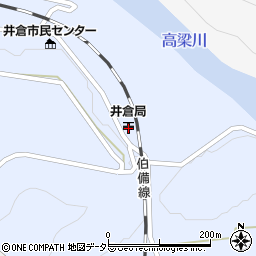 岡山県新見市井倉554周辺の地図