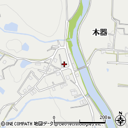 兵庫県三田市木器1422周辺の地図
