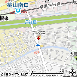 京都府京都市伏見区桃山町養斉17周辺の地図