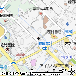 兵庫県加西市北条町横尾304周辺の地図