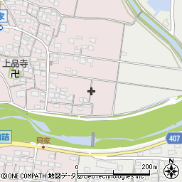 三重県四日市市貝家町周辺の地図