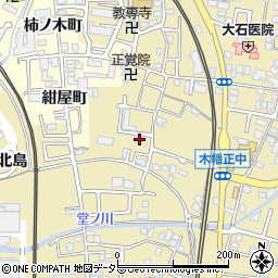 京都府宇治市木幡正中26周辺の地図