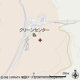 猪名川町役場　し尿処理場周辺の地図