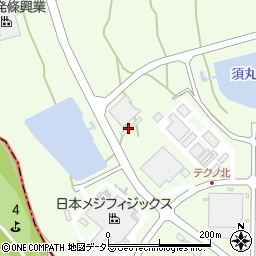 兵庫県三田市テクノパーク33周辺の地図