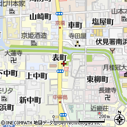 京都府京都市伏見区表町574-3周辺の地図