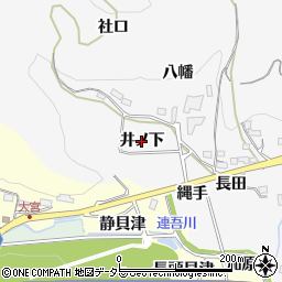 愛知県新城市須長井ノ下周辺の地図