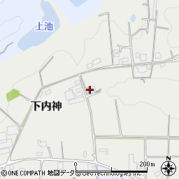兵庫県三田市下内神629周辺の地図
