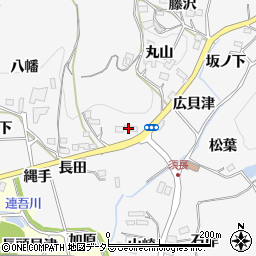 愛知県新城市須長道久保周辺の地図