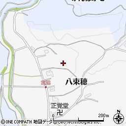 愛知県新城市八束穂家前周辺の地図
