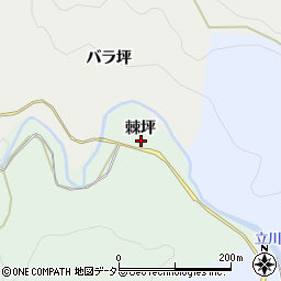 愛知県岡崎市保母町棘坪周辺の地図