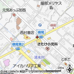 兵庫県加西市北条町横尾284周辺の地図