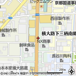 京都府京都市伏見区横大路芝生周辺の地図
