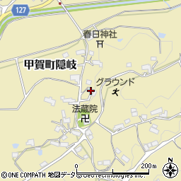 滋賀県甲賀市甲賀町隠岐1085周辺の地図