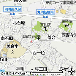 愛知県岡崎市岡町寺屋敷4周辺の地図