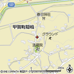 滋賀県甲賀市甲賀町隠岐1086周辺の地図