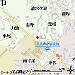 京都府長岡京市長法寺川原谷4周辺の地図