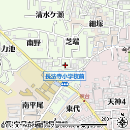 京都府長岡京市長法寺川原谷13-3周辺の地図